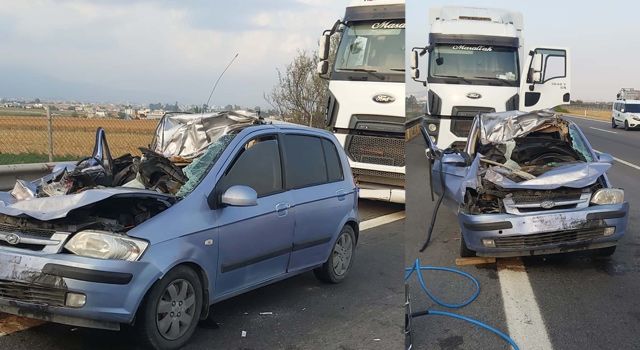 Osmaniye’de otomobil TIR'a arkadan çarptı: 2 ölü, 2 yaralı