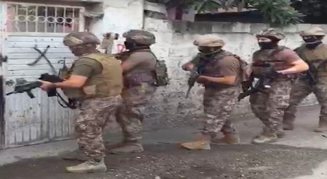 Osmaniyede özel harekat destekli hırsızlık operasyonu