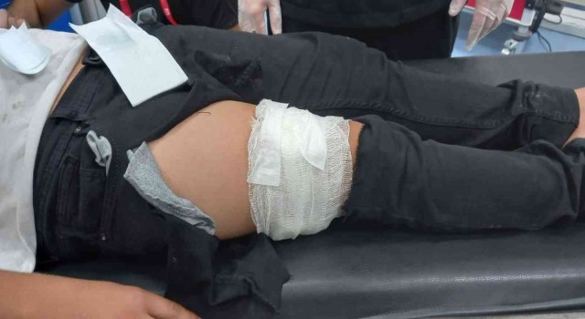 Oyun oynarken ayağına kurşun isabet etti