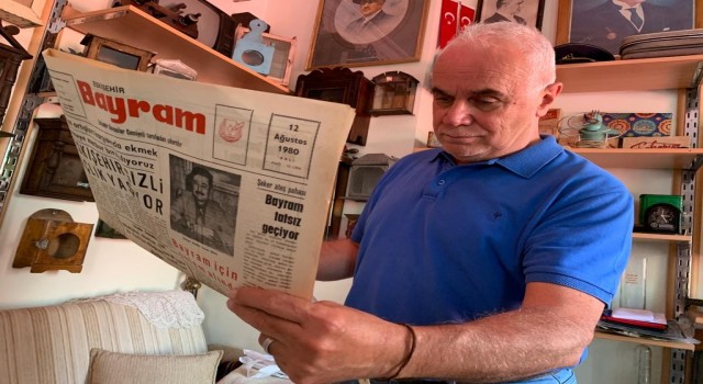 (ÖZEL) Eskişehirli koleksiyoner asırlık gazeteleri muhafaza ediyor