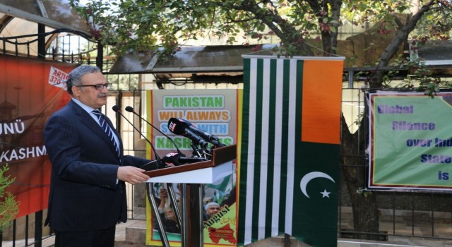 Pakistan Büyükelçiliğinde Keşmir Kuşatma Günü anma programı düzenlendi