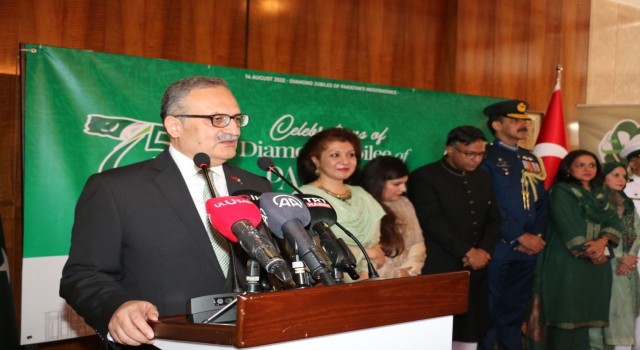 Pakistanın bağımsızlığının 75inci yılı Ankarada kutlandı