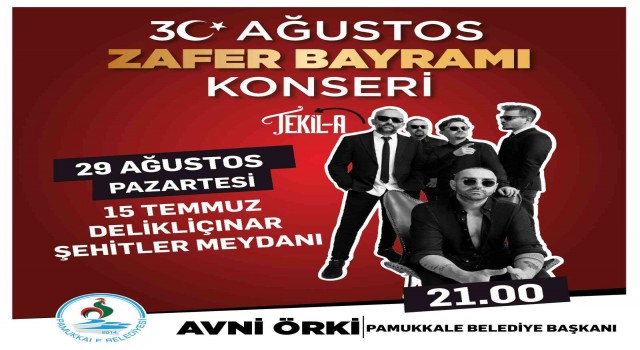 Pamukkale Belediyesinden Zafer Bayramı konseri