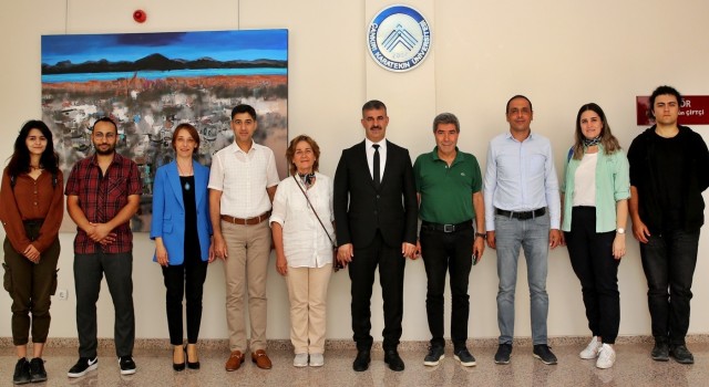 Rektör Çiftçi, 9 milyon yıl öncesine kapı aralayan araştırmacıları kabul etti