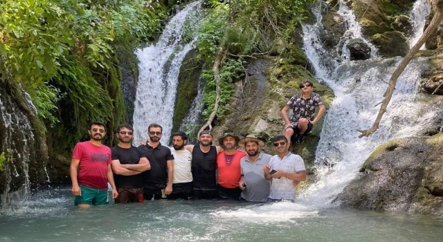 ‘Saklı cennet Kaval Şelalesine yoğun ilgi