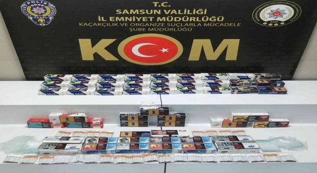 Samsunda 16 bin 240 dal makaron ele geçirildi