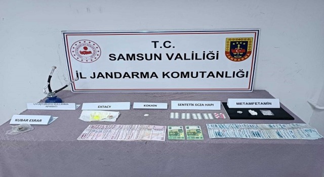 Samsunda çok miktarda narkotik madde ele geçirildi