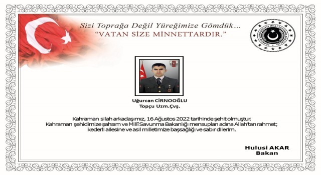 Şanlıurfada hudut karakoluna saldırı: 1 şehit 4 yaralı
