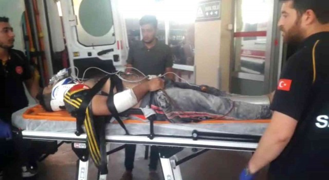Şanlıurfada inşaattan düşen işçi yaralandı