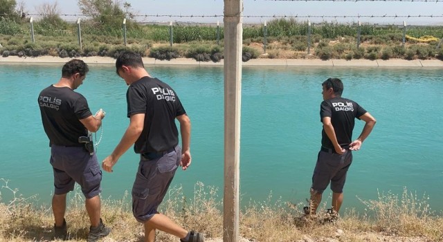 Şanlıurfada sulama kanalına düşen çocuğu arama çalışmaları sürüyor