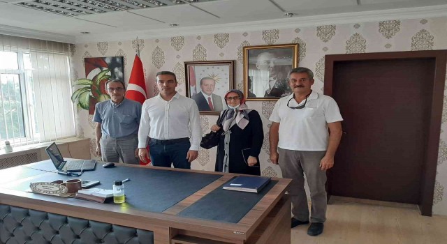 Şehit ailesinden Kaymakam Çiçeke teşekkür ziyareti