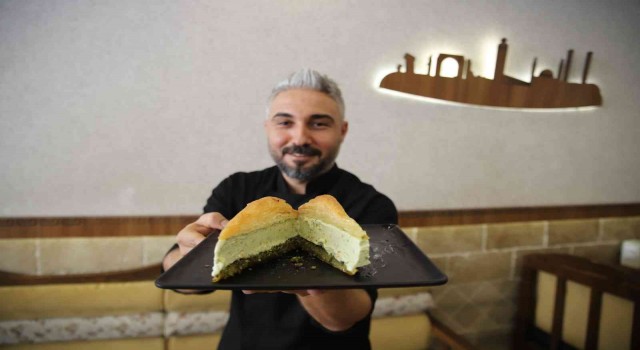 Sıcak yaz günlerinin serinleten lezzeti baklavalı dondurma
