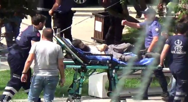 Silivride polislere saldıran bir şahıs, vurularak etkisiz hale getirildi