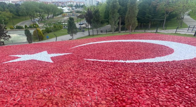 Sincan Belediyesinden kuru peyzaj çalışması