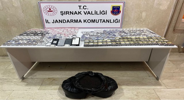 Şırnakta 471 bin lira değerinde kaçak ürün ele geçirildi: 37 gözaltı