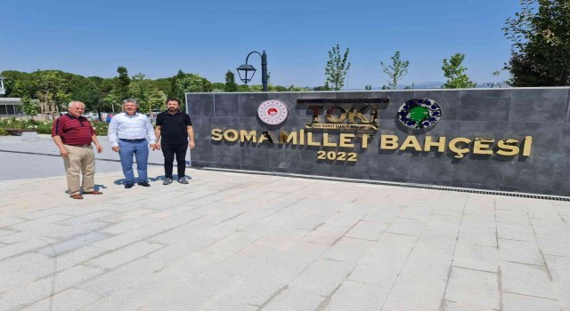 Soma Millet Bahçesi vatandaşın hizmetine sunuldu