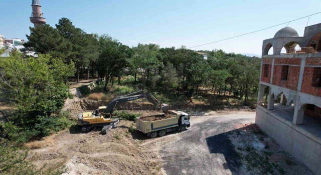 Suluovada 300 araçlık otoparkın yapımına başlandı