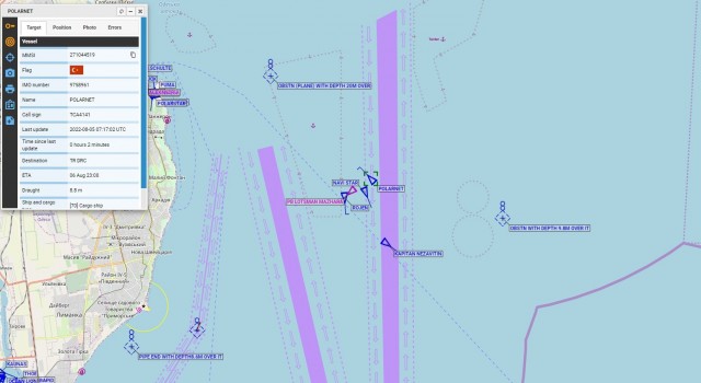 Tahıl koridoru sayesinde Türk bayraklı Polarnet ve Türk sahipli Navistar gemileri Türkiyeye geliyor