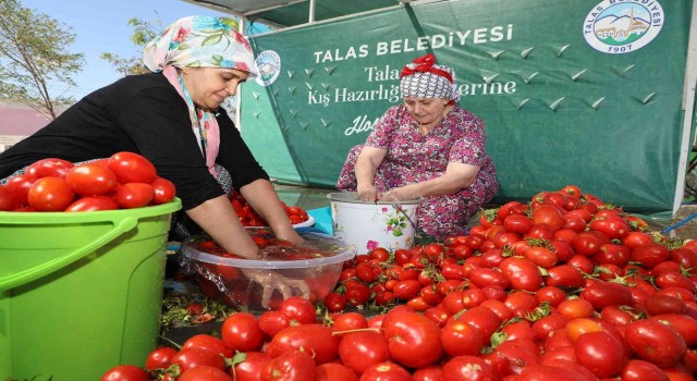Talasta kış hazırlıkları son gününde de dolu dolu geçti