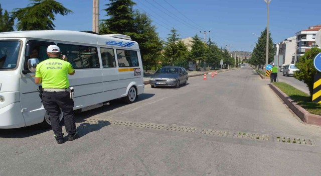 Tavşanlıda trafik denetimleri