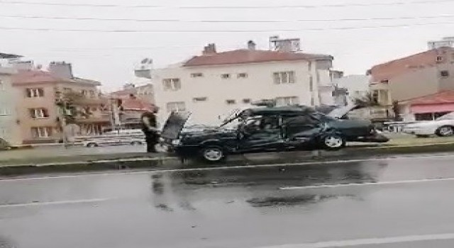 Tavşanlıda trafik kazası: 1 yaralı