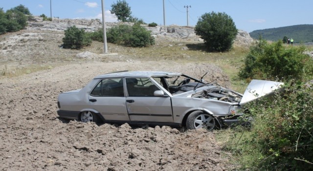 Tavşanlıda trafik kazası: 2 yaralı