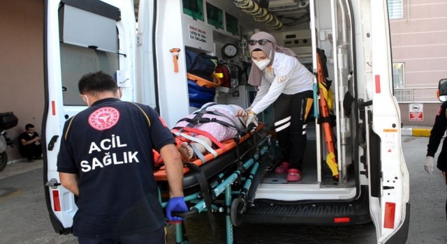Tekirdağda balkondan düşen kadın yaralandı
