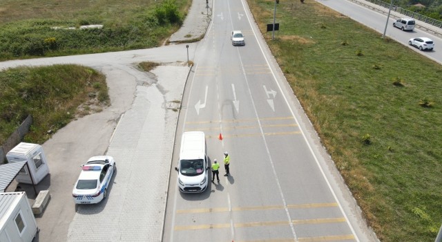 Temmuzda Sinopta 4 bin 986 kişiye trafik cezası uygulandı