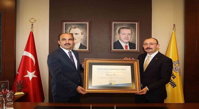 Ticaret Bakanı Mehmet Muş, Başkan Altayı ziyaret etti