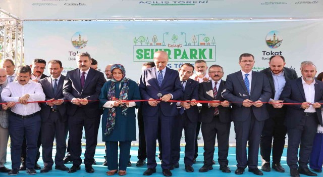 Tokat şehir parkı törenle açıldı