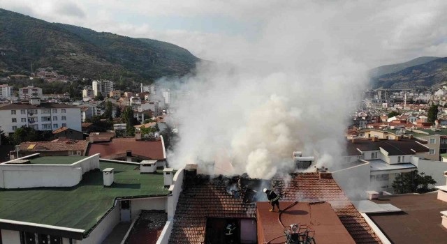 Tokatta korkutan yangın