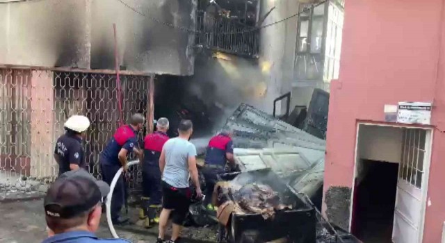 Tokatta korkutan yangın