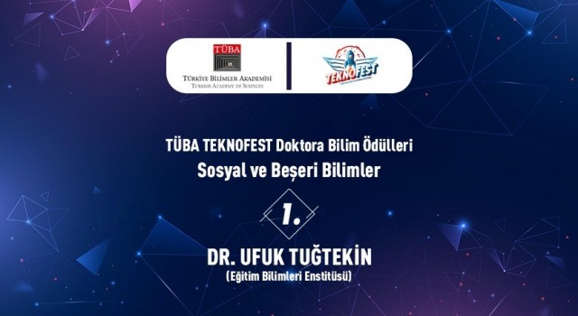 TÜBA TEKNOFESTte Anadolu Üniversitesi öğrencisi birincilik ödülü kazandı