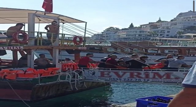 Tur teknesinde ayağı kopan gencin yardımına 112 motorize sağlık ekibi koştu