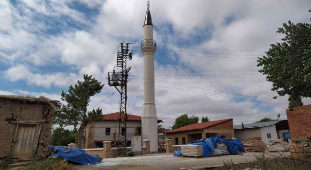 Türkiyede ender camilerden biri, restore çalışmaları sürüyor