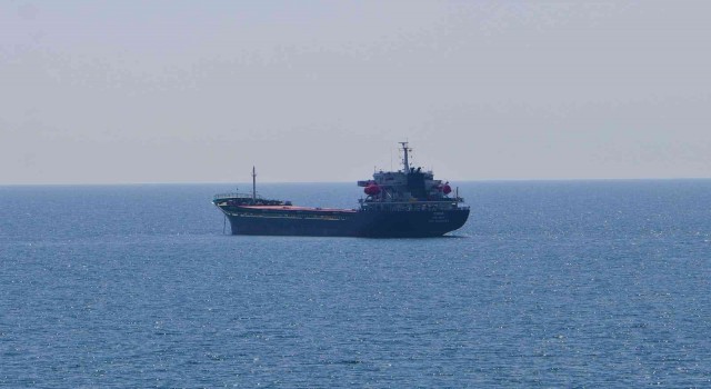 Ukraynadan 3 bin ton ayçiçeği taşıyan gemi Tekirdağa yanaştı
