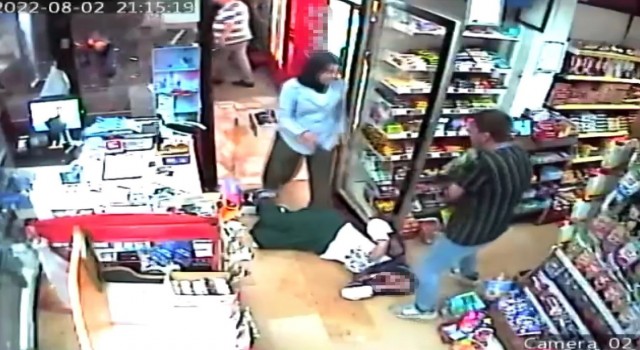 Ümraniyede gasp iddiası: Dükkan basıp, tüple saldırdılar