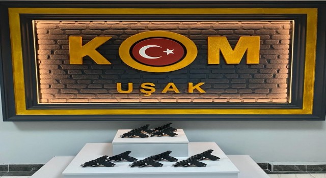 Uşakta 10 tabancayla yakalanan şüpheli tutuklandı