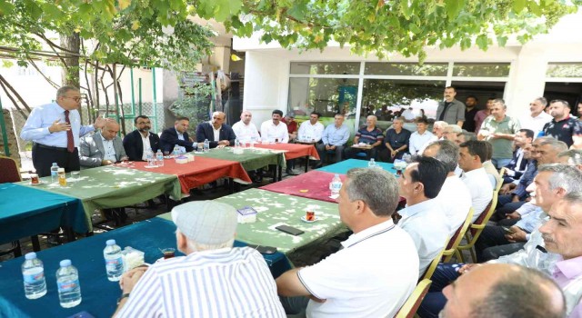 Vali Ali İhsan Su, üç ilçede vatandaşlarla bir araya geldi
