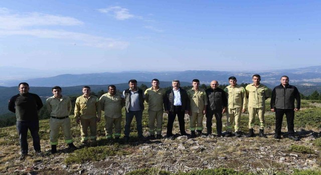 Vali Ergün, yangın gözetleme kulelerini denetledi