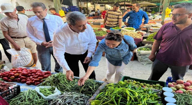 Vali Şıldaktan Burhaniye Pazarına ziyaret