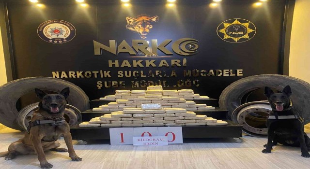 Vanda 100 kilogram eroin ele geçirildi