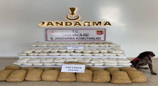 Vanda 153 kilogram metamfetamin ele geçirildi