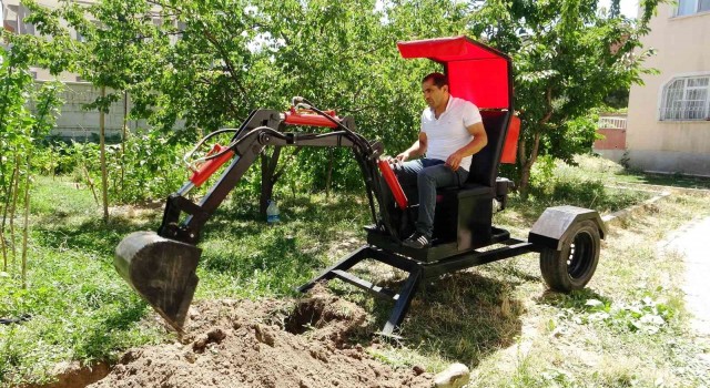 Vanda yerli tırdan sonra yerli kepçe de üretildi