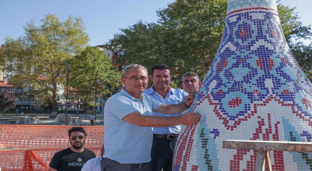 Vazonun kaplama işlemi orijinaline göre tamamlandı