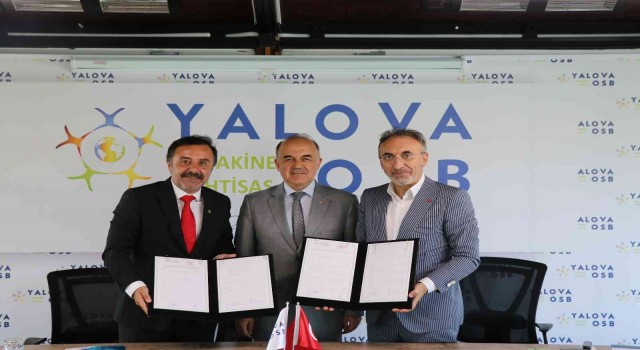 Yalova Makine İhtisas OSBde Yenilik Merkezi için imzalar atıldı