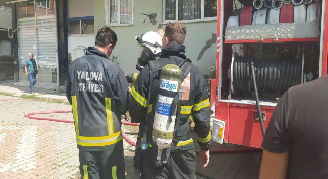 Yalovada kazan dairesi yangını