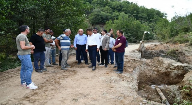 Yenicede içme suyu çalışmalarında sona yaklaşıldı