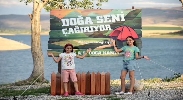 Yoğun ilgi gören doğa kampı hafta içi de başladı