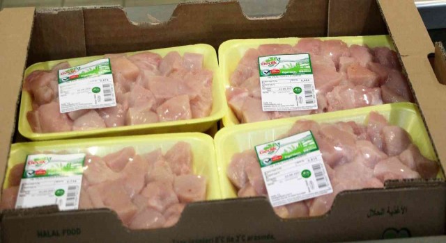 Yüksek teknolojiyle el değmeden işlenen tavuklar, güvenli bir şekilde sofralara ulaşıyor